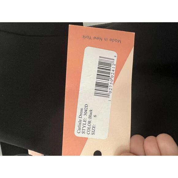 OF MERCER Elegant Little Black Dress - Size 6 - Picture 5 of 8